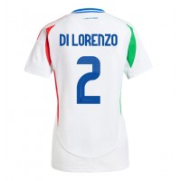 Camiseta Italia Giovanni Di Lorenzo #2 Visitante Equipación para mujer Eurocopa 2024 manga corta